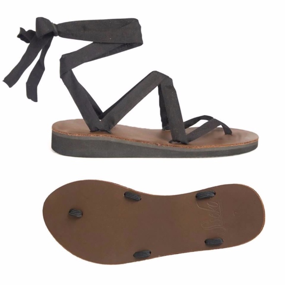 Sseko Shoes - Sseko Ribbon Sandal in Espresso